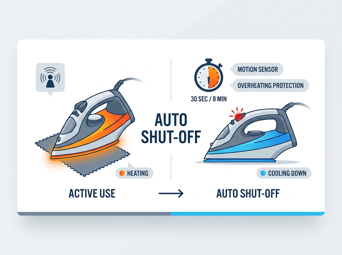 Steam Iron Auto Shut-Off